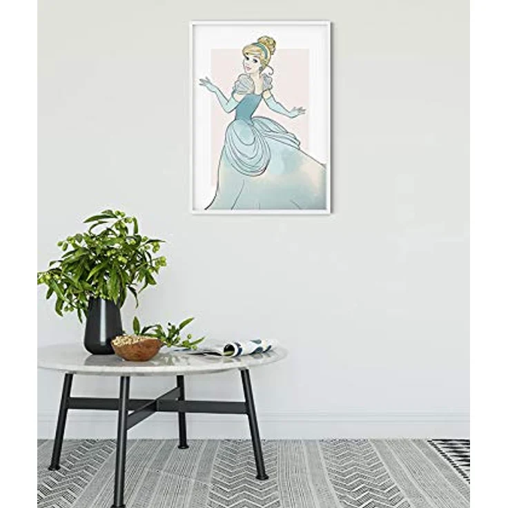 Komar Disney Wandbild Cinderella Beauty, Kunstdruck 40x50cm ohne Rahmen, premium Fotopapier, lichtbeständig und wasserfest – Bild 2