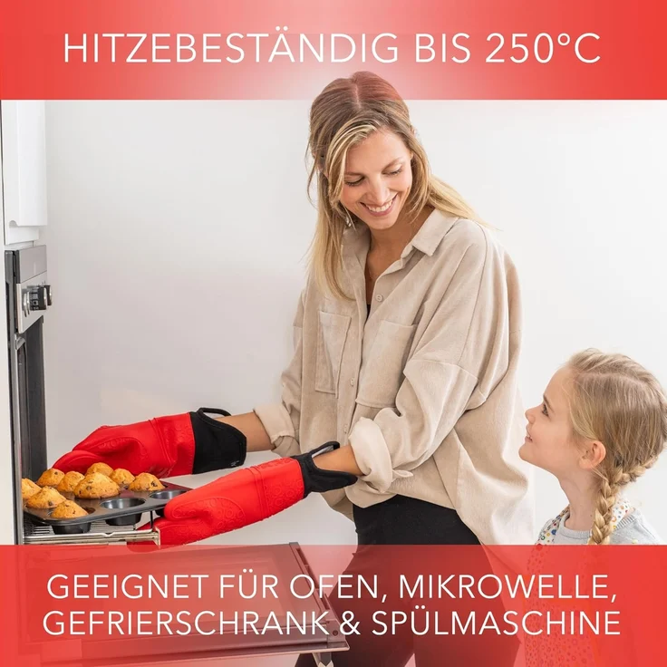 AVANA Muffinform Carbonstahl Muffinblech 12 Muffins Muffinförmchen Cupcake Backblech, antihaftbeschichtet, BPA-frei – Bild 5