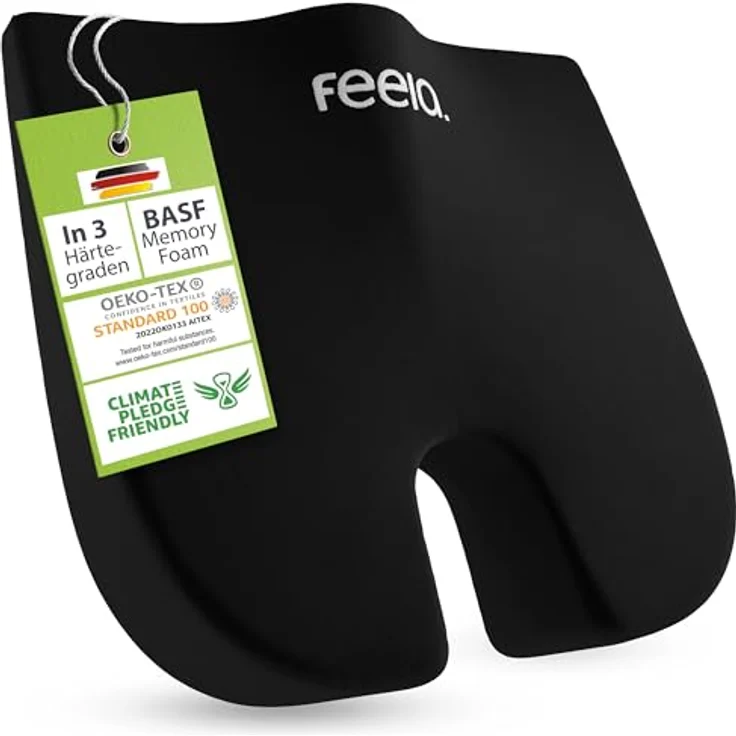 feela Sitzkissen Orthopädisches Keilkissen – fördert aufrechtes & gesundes Sitzen, Ideal fürs Büro & Homeoffice – entlastet Rücken & verbessert Haltung – Bild 2