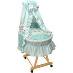 Amigos Stubenwagen Bärchen Mond Sterne Türkis komplett