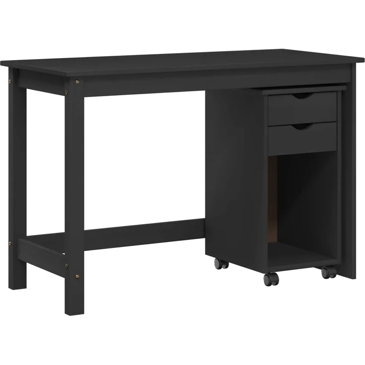 vidaXL Schreibtischschrank-Set MOSS 2 stk. Grau 112 x 50 x 75 cm 3438777 – Bild 2