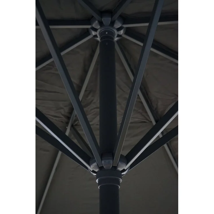 MCW Sonnenschirm Carpi Pro, LxB: 500x500 cm, witterungsfest, regenbeständig, windstabil, robust, Inkl. Bodenkreuz – Bild 3