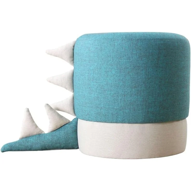 Hanah Home 'Moouv 3339 - Blue' Pouffe, Blau, 37 x 38 x 37 cm – Bild 4