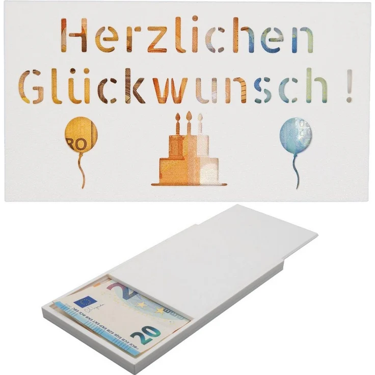 TSB Werk Geschenkbox Geldgeschenk Geschenkidee Geldscheingeschenk, Geburtstagskarte, Geburtstag, Geld – Bild 1