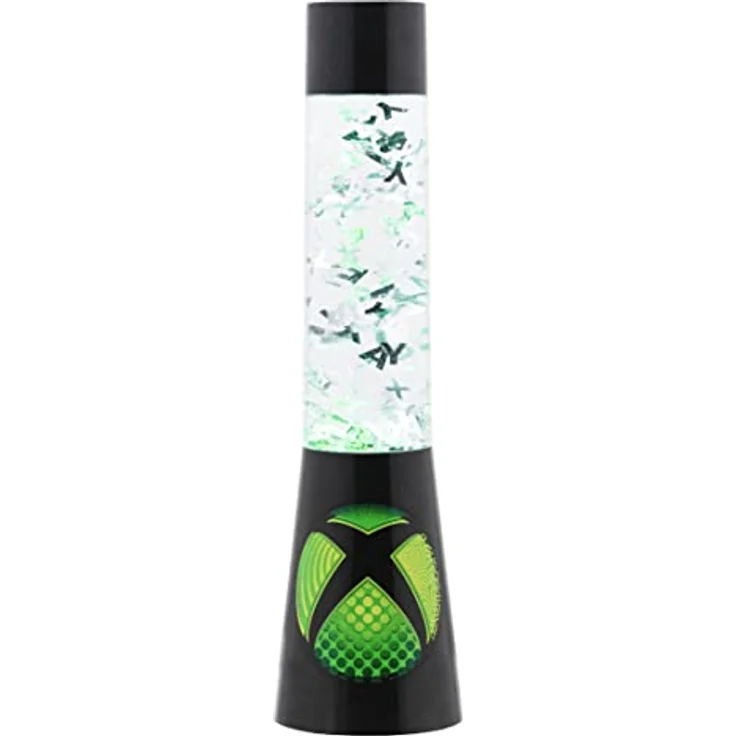 XBOX Glitzer Flüssigkeitsfluss-Lampe mit schwebenden Controller-Icons - Offiziell lizenziertes Microsoft-Merchandise, Gaming-Raum-Nachtlicht Schlafzimmerdeko – Bild 2