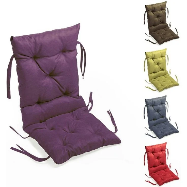 sunnypillow Bankauflage Bankauflage Stuhlkissen viele Farben und Größen zur Auswahl, 40 cm x 40 cm x 40 cm violett – Bild 4