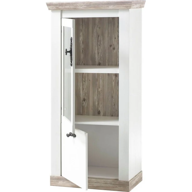 Home affaire Vitrine Florenz im romantischen Landhaus-Look, Höhe 146 cm – Bild 2