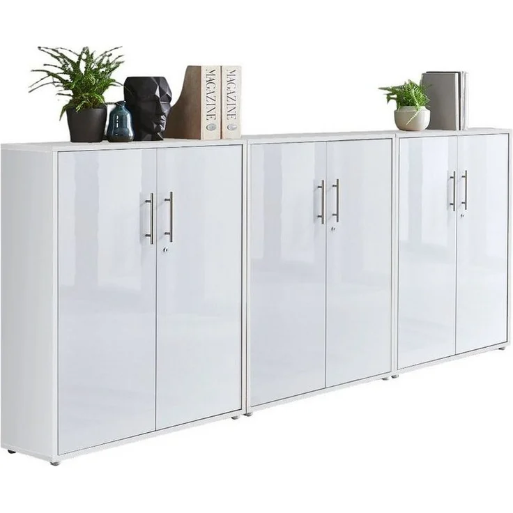 moebel-dich-auf Aktenschrank OFFICE EDITION (Set 9, Büroschrank abschließbar mit Metallgriffen) Made in Germany – Bild 1