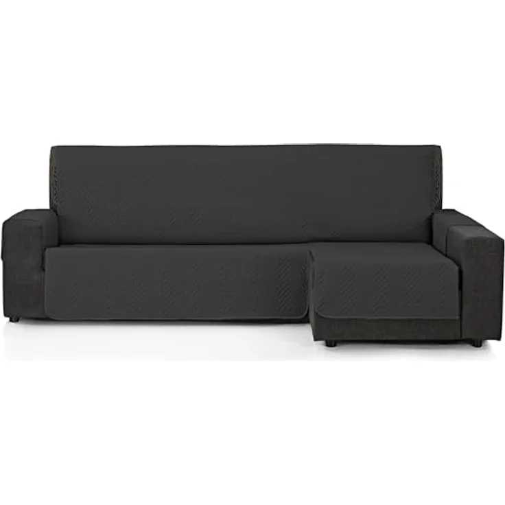 Martina Home Bezug für Chaiselongue, gepolstert, Milano, 280, Schwarz – Bild 3