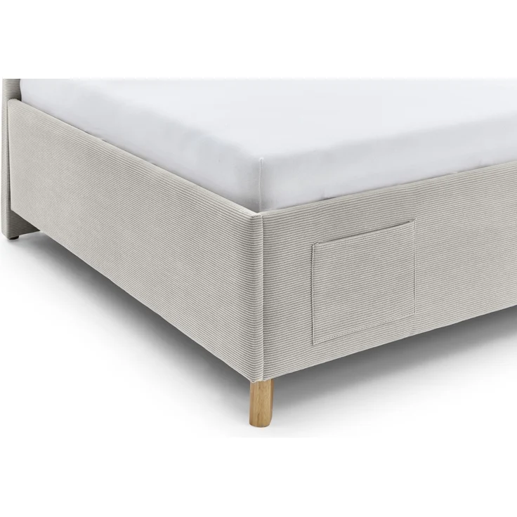 Polsterliege >Cool< Liegefläche 120x200cm, Scala Beige, Stellmaß: 130x90x210cm (BxHxT) – Bild 5