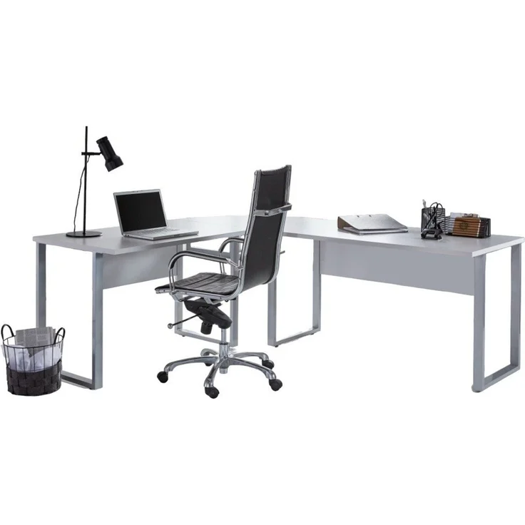 moebel-dich-auf Schreibtisch TABOR WINKELSCHREIBTISCH (Schreibtisch, 1-St, Winkelschreibtisch in 2 Farbvarianten), wechselseitig montierbar - Made in Germany – Bild 1