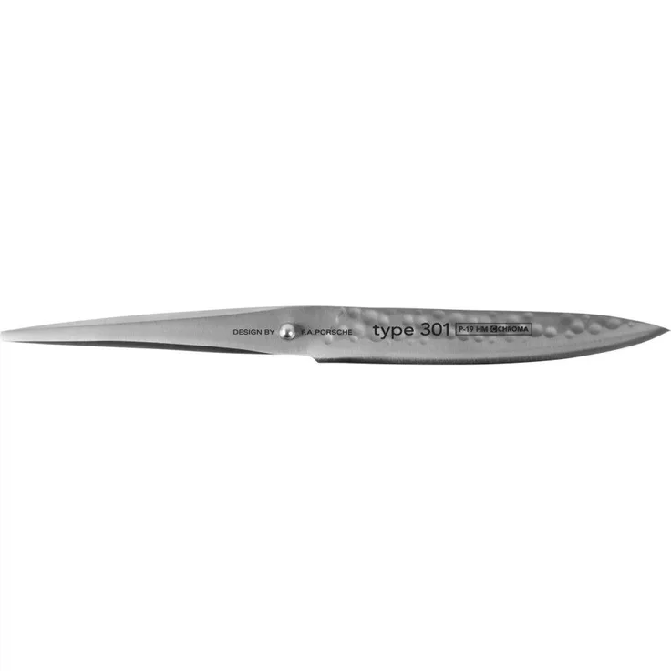 P-19 HM CHROMA type 301 Allzweckmesser mit Hammerschlagoptik