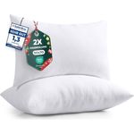 Utopia Bedding 2er Set Kissenfüllung 50x70 cm, Innenkissen Füllkissen Kopfkissen Sofakissen (Weiß)