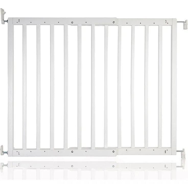 Safetots geschoben Holz Schraube passen Treppe Tor, weiß, 63,5 bis 105,5 cm