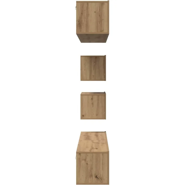 vidaXL TV-Schrankset 6 stk. 80 x 30 x 30 cm Artisan-Eiche 3393161 – Bild 8