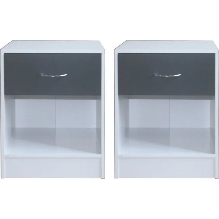 HTI-Living Nachtkommode Nachtschrank 2er-Set Thekla 4050 (Set, 2 St, 2 Nachtkommoden), Nachttisch Nachtkommode – Bild 1