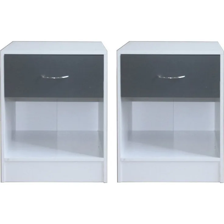 HTI-Living Nachtkommode Nachtschrank 2er-Set Thekla 4050 (Set, 2 St, 2 Nachtkommoden), Nachttisch Nachtkommode