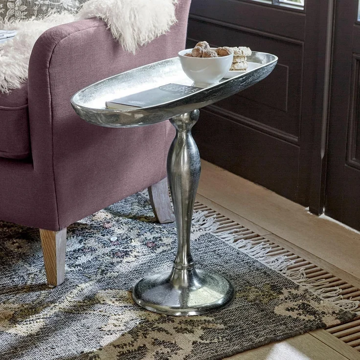 Mirabeau Beistelltisch Beistelltisch Stonebrook silber – Bild 5