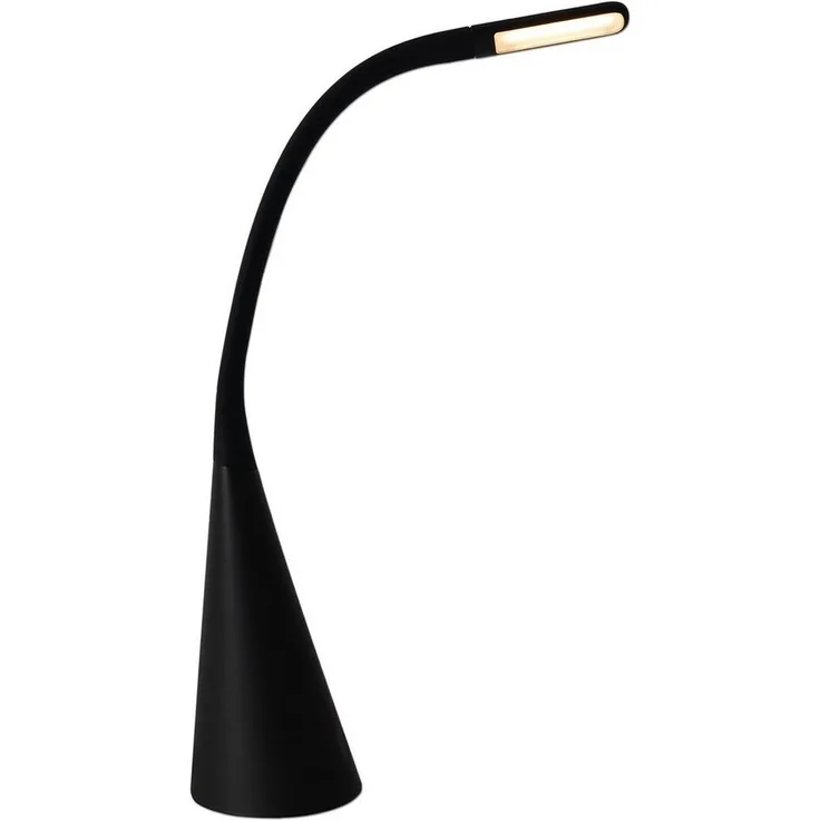 LED Schreibtischleuchte schwarz Näve Alf 350lm mit USB Port u. Touchdimmer
