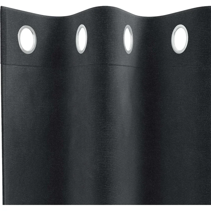 Verdunkelungsvorhänge 2 pcs | für Wohnzimmer & Schlafzimmer Dunkelgrau 140 x 245 cm Samt – Bild 5
