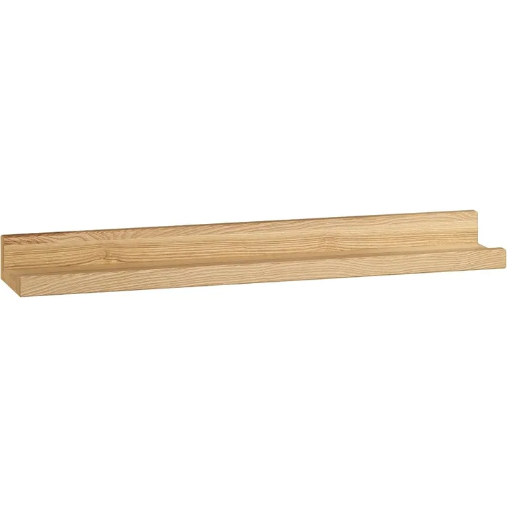 Wandregal Wandablage Esche lackiert in optionaler Breite V-90.83-50