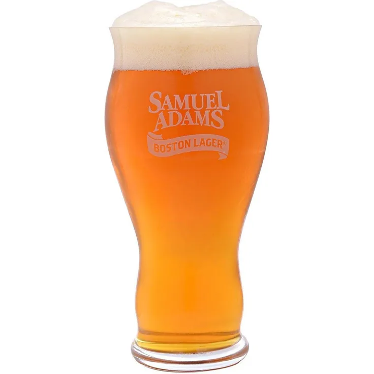 Spiegelau & Nachtmann 4 teiliges Lager-Bier Glas-Set, Kristallglas, 510 ccm, 4992079 Samuel Adams Boston Lager-Set Beer Classics
