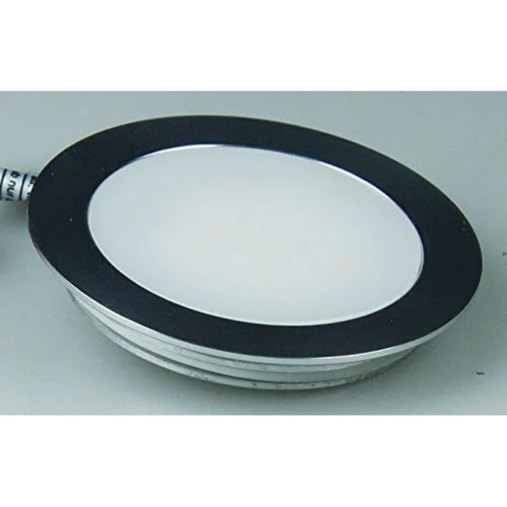 LED Einbauleuchte EBL Slim IP67,1W, 50lm, Alu matt, warmweiß, Ø55mm – Bild 2