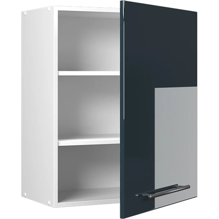 Hängeschrank Fame-Line Dunkelblau Hochglanz 60 cm Vicco – Bild 4