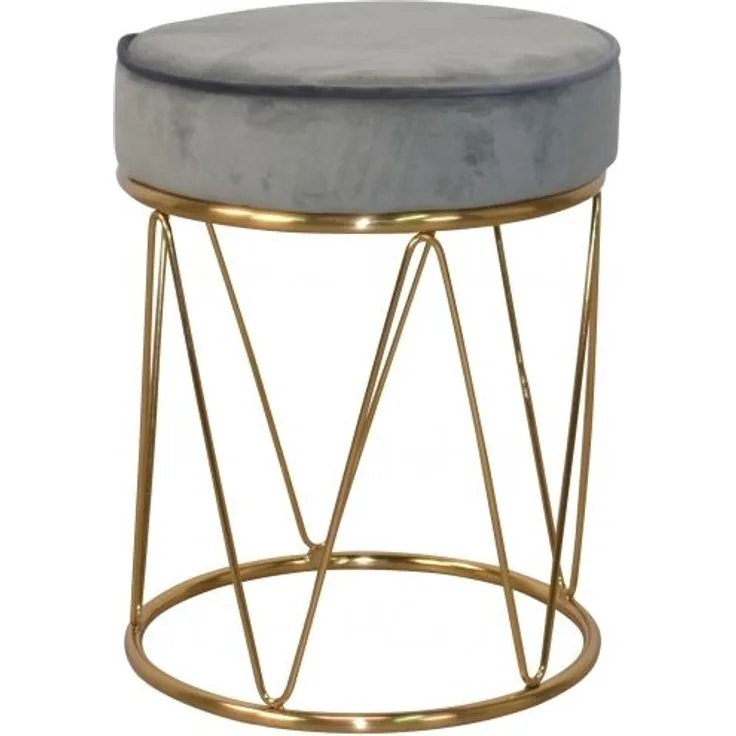 Sitzhocker "Charola" grau