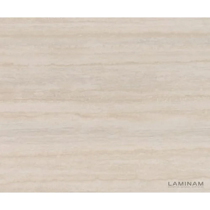 Outdoortisch Edge 300x100 cm Keramik Laminam® Travertino Bianco Creme-Weiß Kreuzgestell Rechteck Edelstahl – Bild 5
