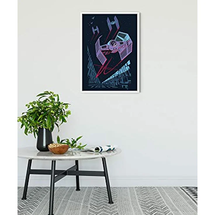 Komar Wandbild | Star Wars Classic Vector TIE-Fighter | hochwertiger Kunstdruck, 50 x 70 cm, ohne Rahmen, fotorealistischer Druck auf Premium-Poster Fotopapier – Bild 2