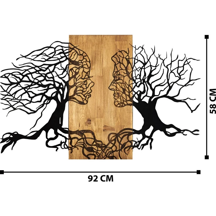 Wallity Wanddekoobjekt 100% METAL (Thickness: 1,2 mm), 92 x 58 cm Z1774 – Bild 9