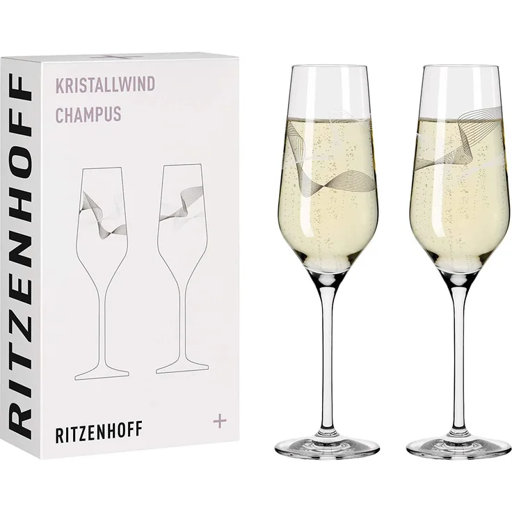 Ritzenhoff 3711002 Champagner 2er-Set 002 KRISTALLWIND Romi Bohnenberg 2021