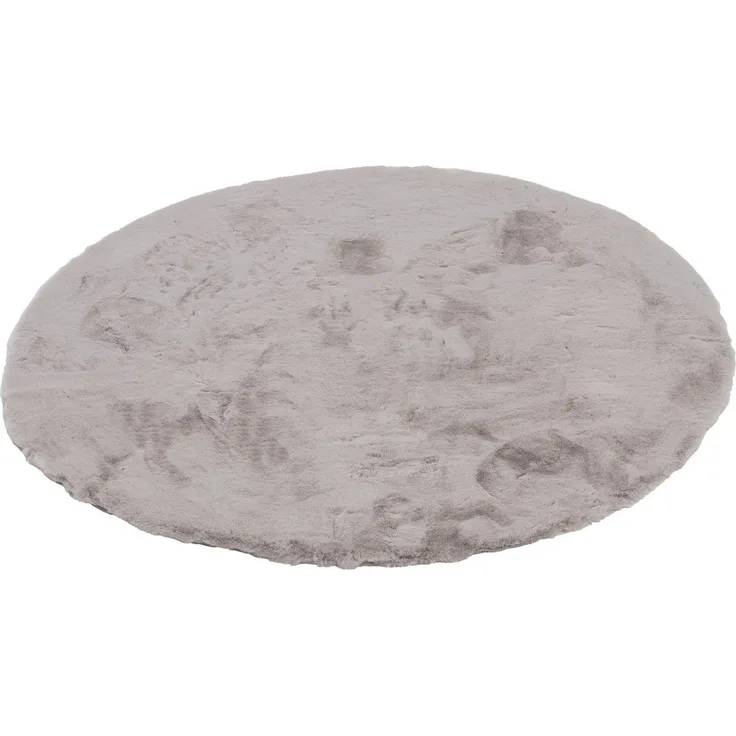 SCHÖNER WOHNEN-Kollektion Fellteppich Tender, rund, Höhe: 26 mm, besonders weich durch Microfaser, Kunstfell, waschbar, Wohnzimmer