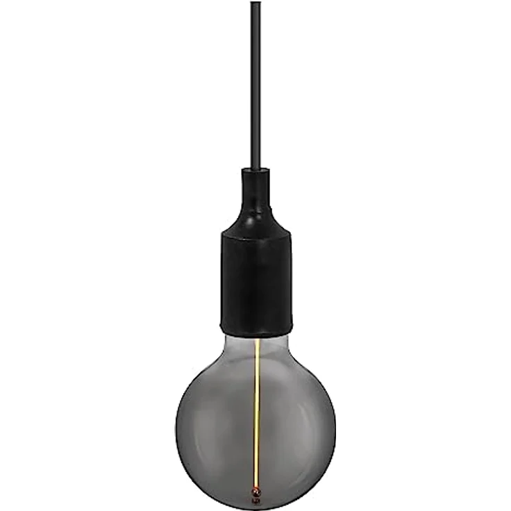 Ledvance Vintage 1906 Pendelleuchte bell E27, schwarz, max. 15W LED, trichterförmiger Baldachin, für Innenräume – Bild 4