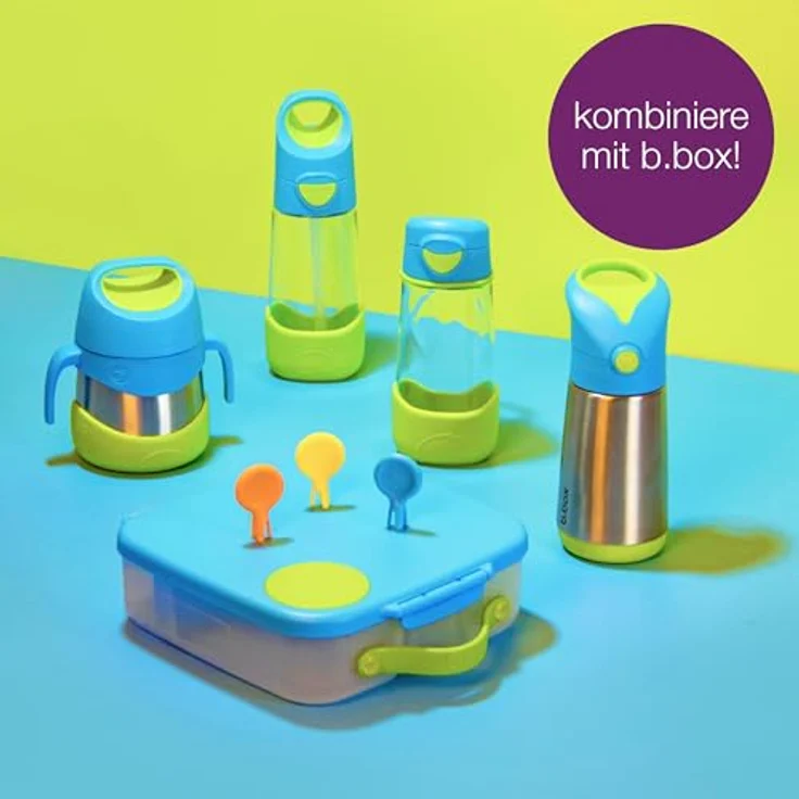 b.box - Tritanflasche mit Strohhalm 450 ml Erdbeer-Cocktail – Bild 11