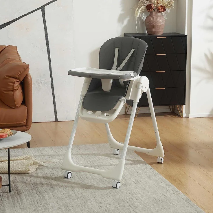 Baby Vivo Hochstuhl Design Kinderhochstuhl aus Kunststoff - Tippy in Stardust – Bild 3