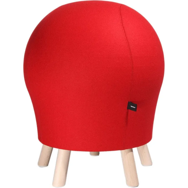 Topstar Sitness 5 Alpine Sitzhocker, Stoff, rot