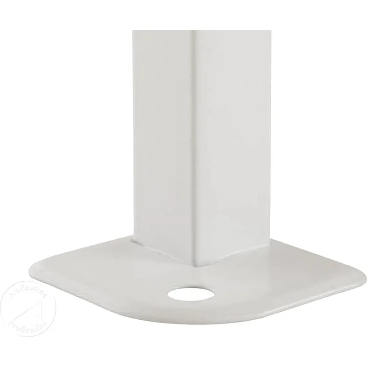 3x3 m Faltpavillon, ECONOMY Stahl 30mm, Seitenteile mit Sprossenfenstern, blau – Bild 6