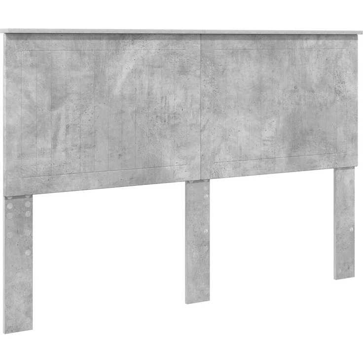 vidaXL Aufbewahrungsbett Beton Grau 150 x 200 cm Holzwerkstoff 3411197 – Bild 6