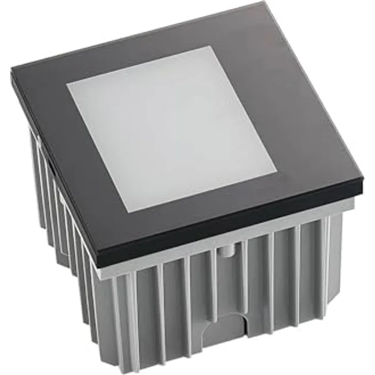 Arcchio Zamo LED Wandleuchte außen, Modern in Schwarz, 1-flammig, Aluminium, IP65, energiesparend für Terrasse, Balkon und Außenbereich