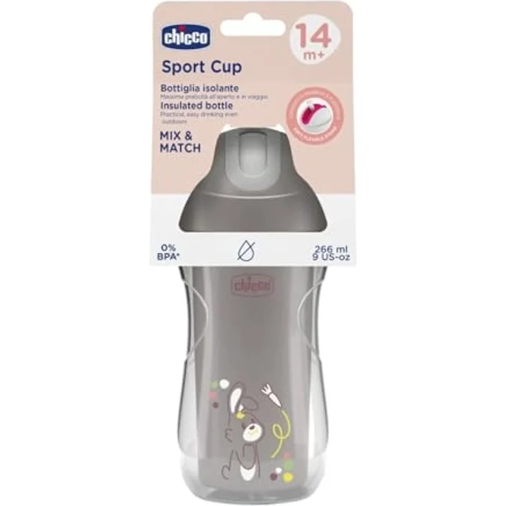 Chicco 00006991350000 Einzelbild 0 266 l Tasse Universal Grau Kunststoff Silikon – Bild 4