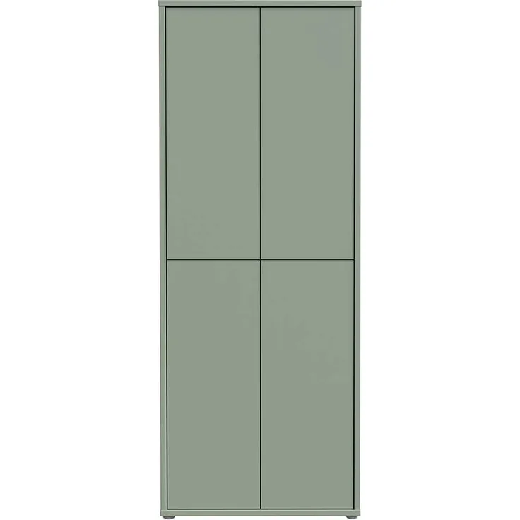 Garderobenschrank Allround / Alice Springs, Holzwerkstoff, Grün, 74 x 192 x 35 cm