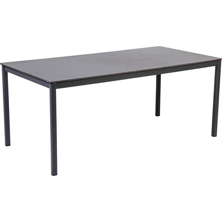 greemotion Esstisch Calgary, Gartentisch, hochwertig, Edelstahl, rechteckig, 180 x 90 cm, anthrazit