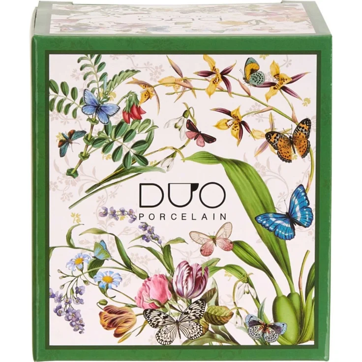 DUO Klassischer Becher FLOWER DREAM, 360 ml, New Bone China Porzellan, in Geschenkbox – Bild 3