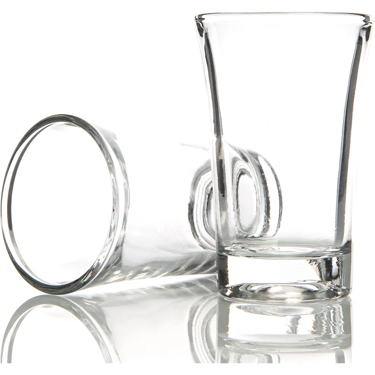 BigDean 6er Set Schnapsgläser 4cl - Shotgläser aus Glas - Spülmaschinenfest - Shot Gläser für Wodka, Ouzo, Sambuca, Tequila, etc. - Pinnchen, Stamperl, Schnapsbecher – Bild 6