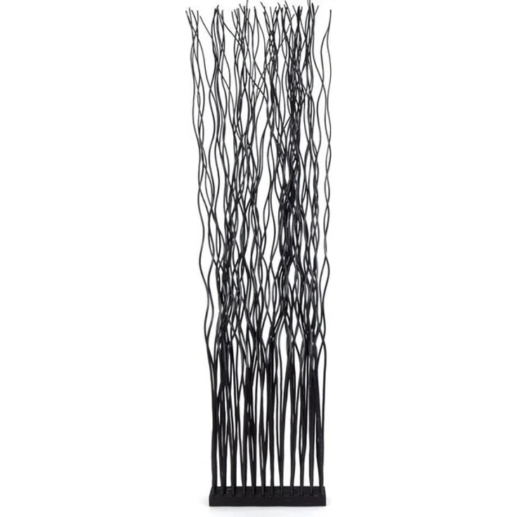 DESIGN DELIGHTS Paravent RAUMTEILER "WAVE", Weidenholz, 170x40cm (HxB), Paravent, Trennwand – Bild 4
