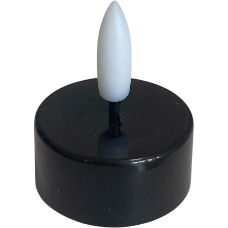 Coen Bakker Deco BV LED-Teelichter Tea Lights, Ein-/Ausschalter, LED, warmweiß, schwarz 10 St. mit Fernbedienung warmweiß dezent flackernd – Bild 3