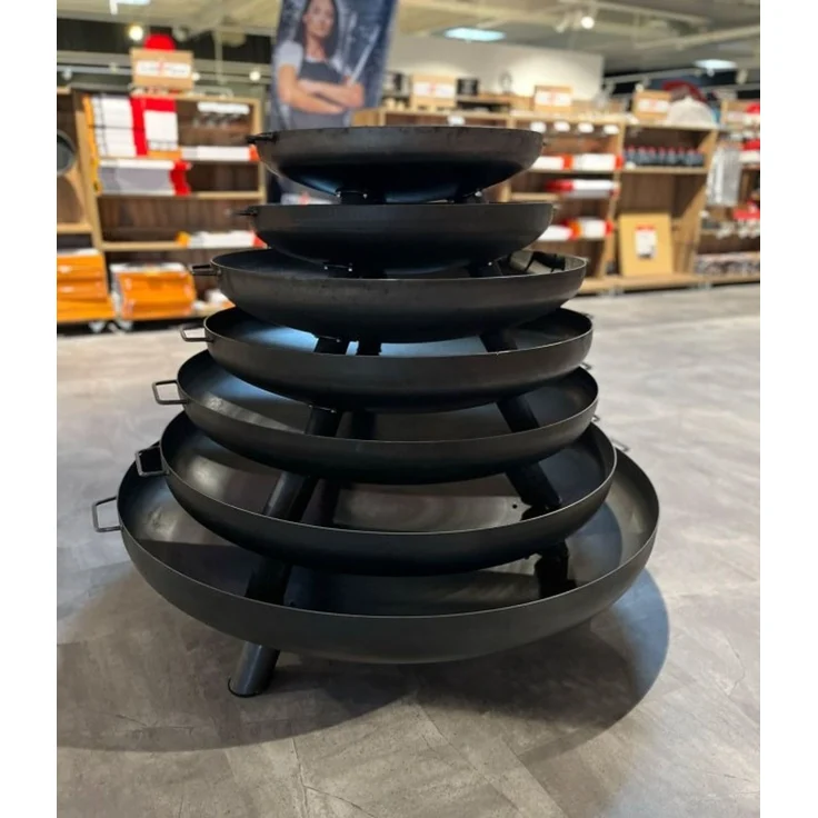 Grillfürst Feuerschale 90 cm aus Stahl – Bild 10