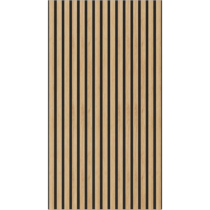 Bellamio 'Kilwa' 3D Akustikpaneele, Holzoptik Eiche, Echtholzfurnier und MDF, 110x60x2,1 cm, Wandpaneele mit Schallschutz, 4er Set – Bild 11
